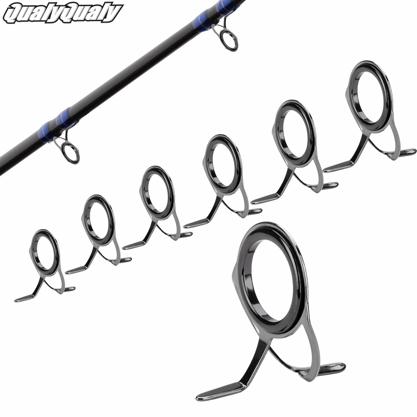 7pcs Fishing Rod Guides Repair - Fishing Rod Casting incelemesi ve fiyatı