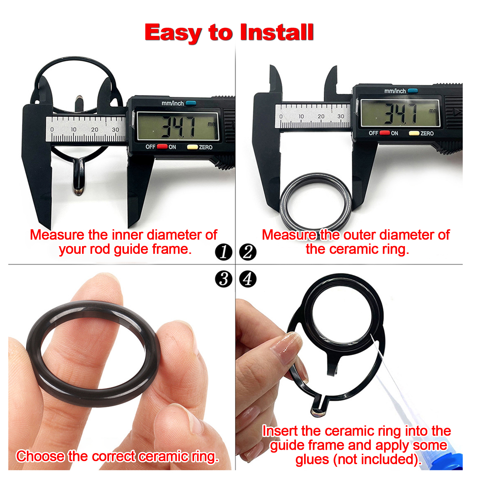 Fishing Rod Guide Repair Kit C - Fishing Rod Repair Kit incelemesi ve fiyatı