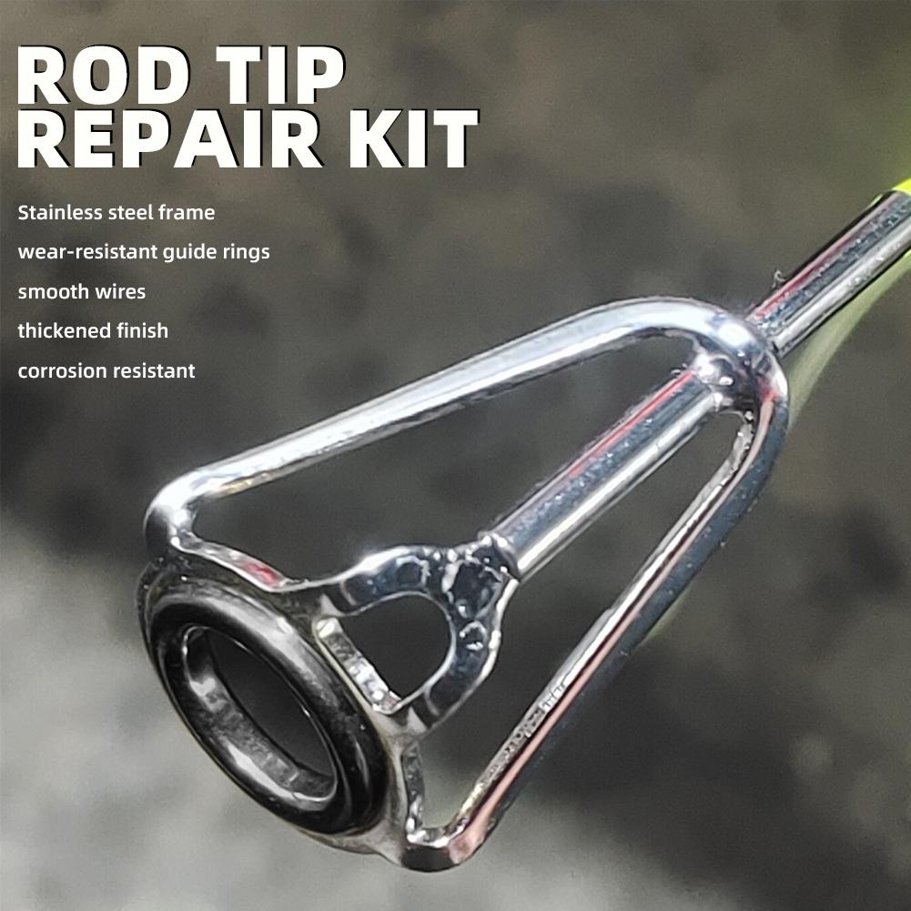 Rod Tip Repair Kit 10pcs Fishi - Fishing Rod Casting incelemesi ve fiyatı