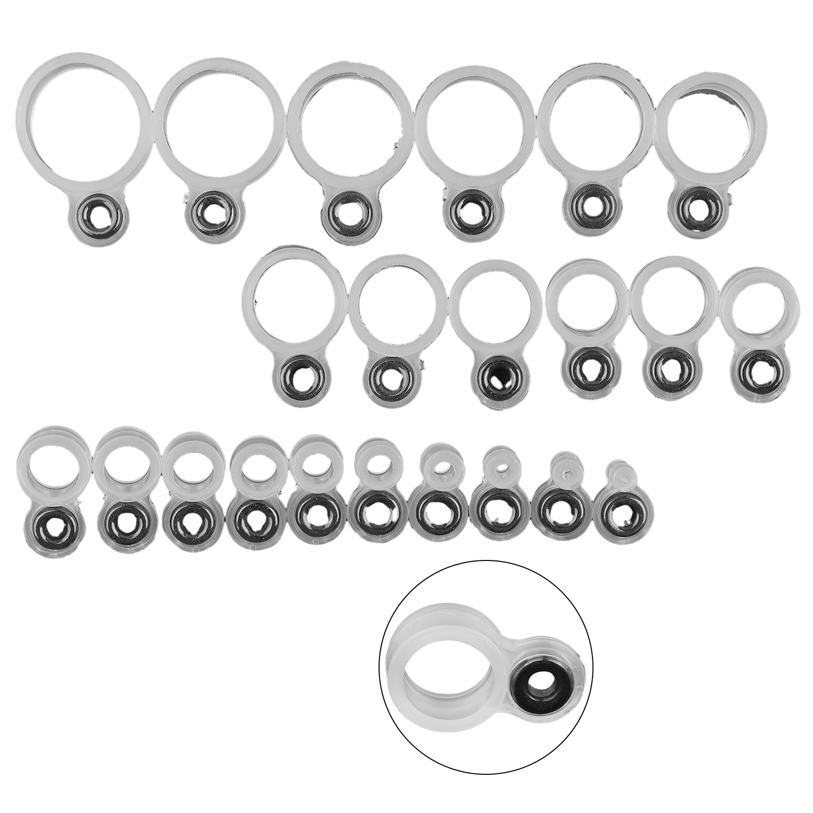 14/22Pcs Fishing Rod Eyelet Re - Fishing Rod Guide Replacement incelemesi ve fiyatı