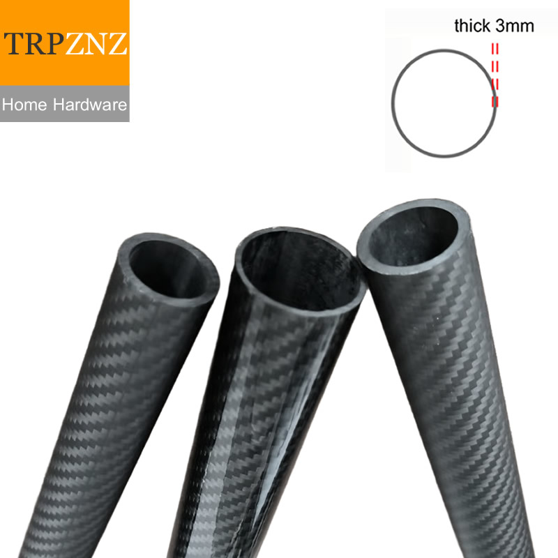 3K Carbon Fiber Tube Pipe OD 1 - Fishing Rod Carbon Fiber incelemesi ve fiyatı