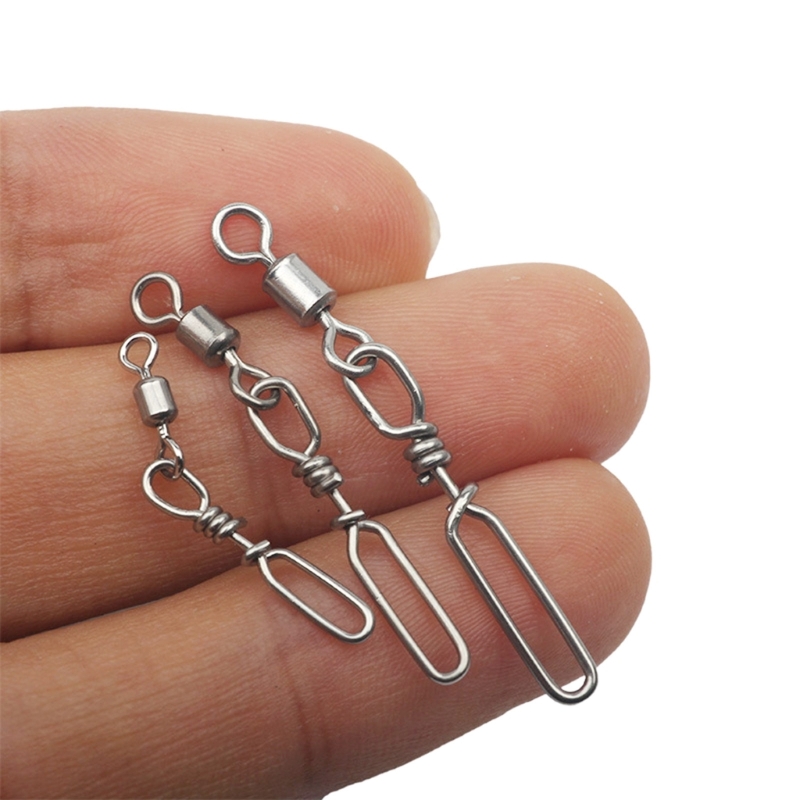 10Pcs Stainless Steel Quick Sn - Fishing Rod Casting incelemesi ve fiyatı
