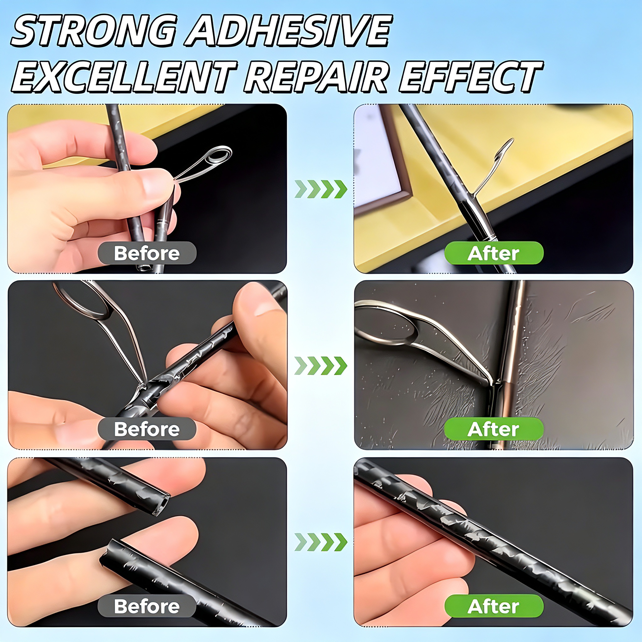 Fishing Rod Repair Glue  Fast  - Fishing Rod Guide Replacement incelemesi ve fiyatı