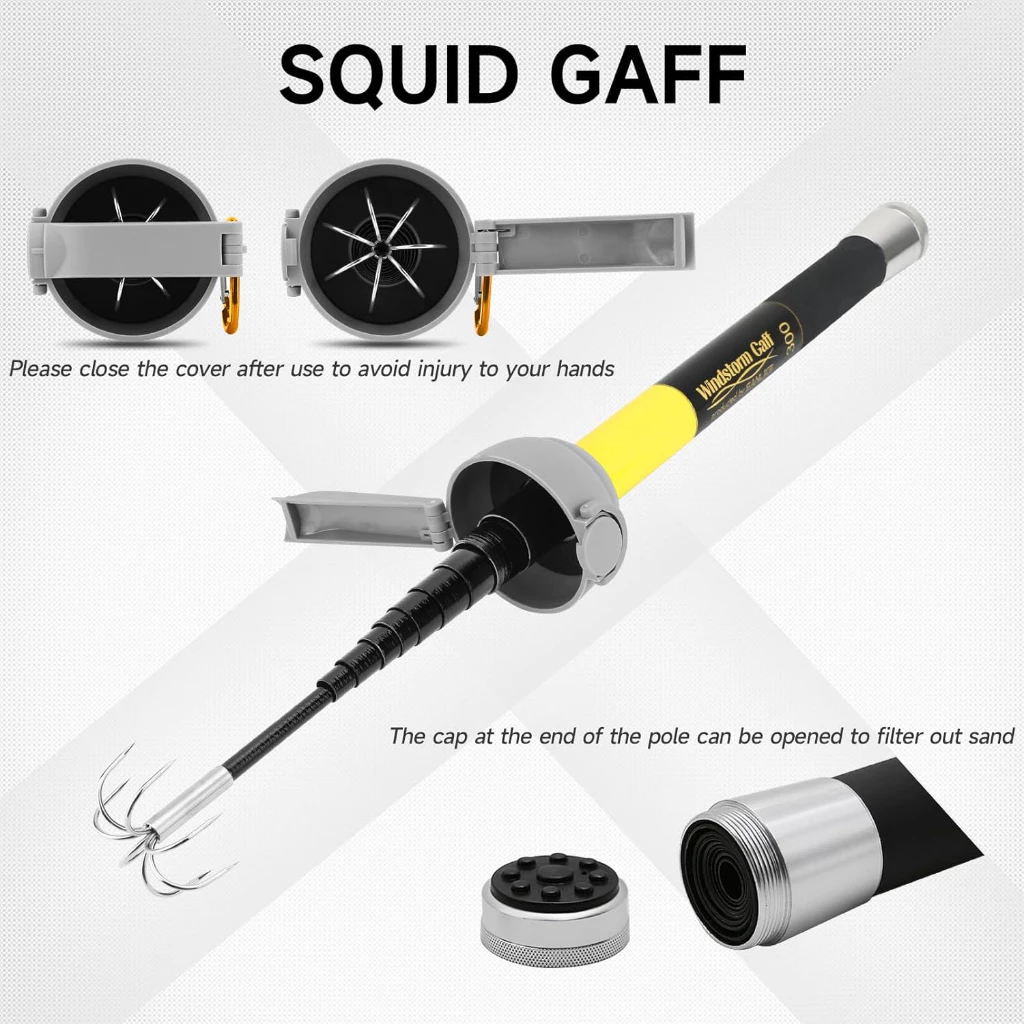 SANLIKE Fishing-Squid Gaff 3M/ - Fishing Rod Carbon Fiber incelemesi ve fiyatı