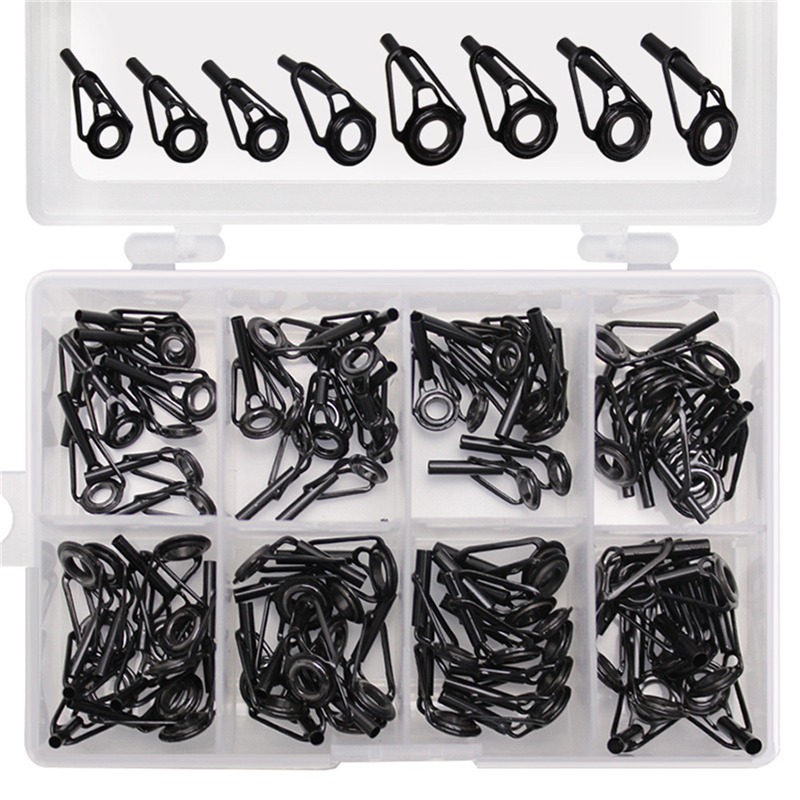 8/80Pcs Fishing Rod Guides Hig - Fishing Rod Repair Kit incelemesi ve fiyatı