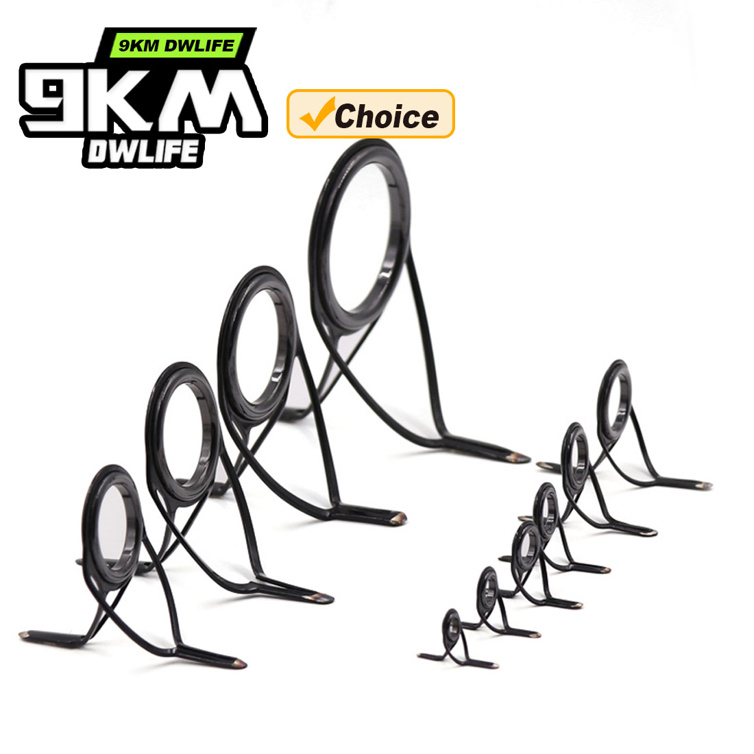 9KM OB Curved Rod Guide Kit 10 - Fishing Rod Casting incelemesi ve fiyatı