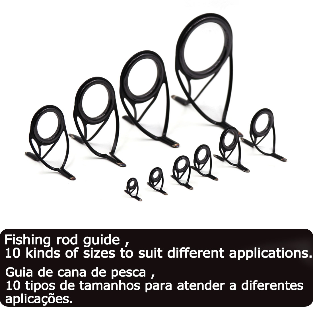 9KM OB Curved Rod Guide Kit 10 - Fishing Rod Casting incelemesi ve fiyatı