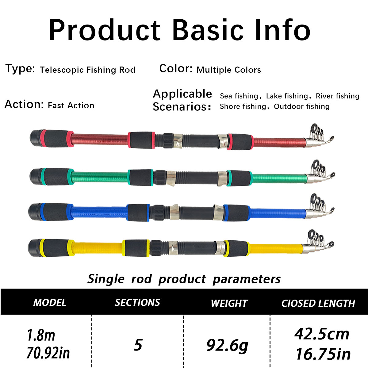 Mini Telescopic Sea Fishing Ro - Fishing Rod Spinning incelemesi ve fiyatı