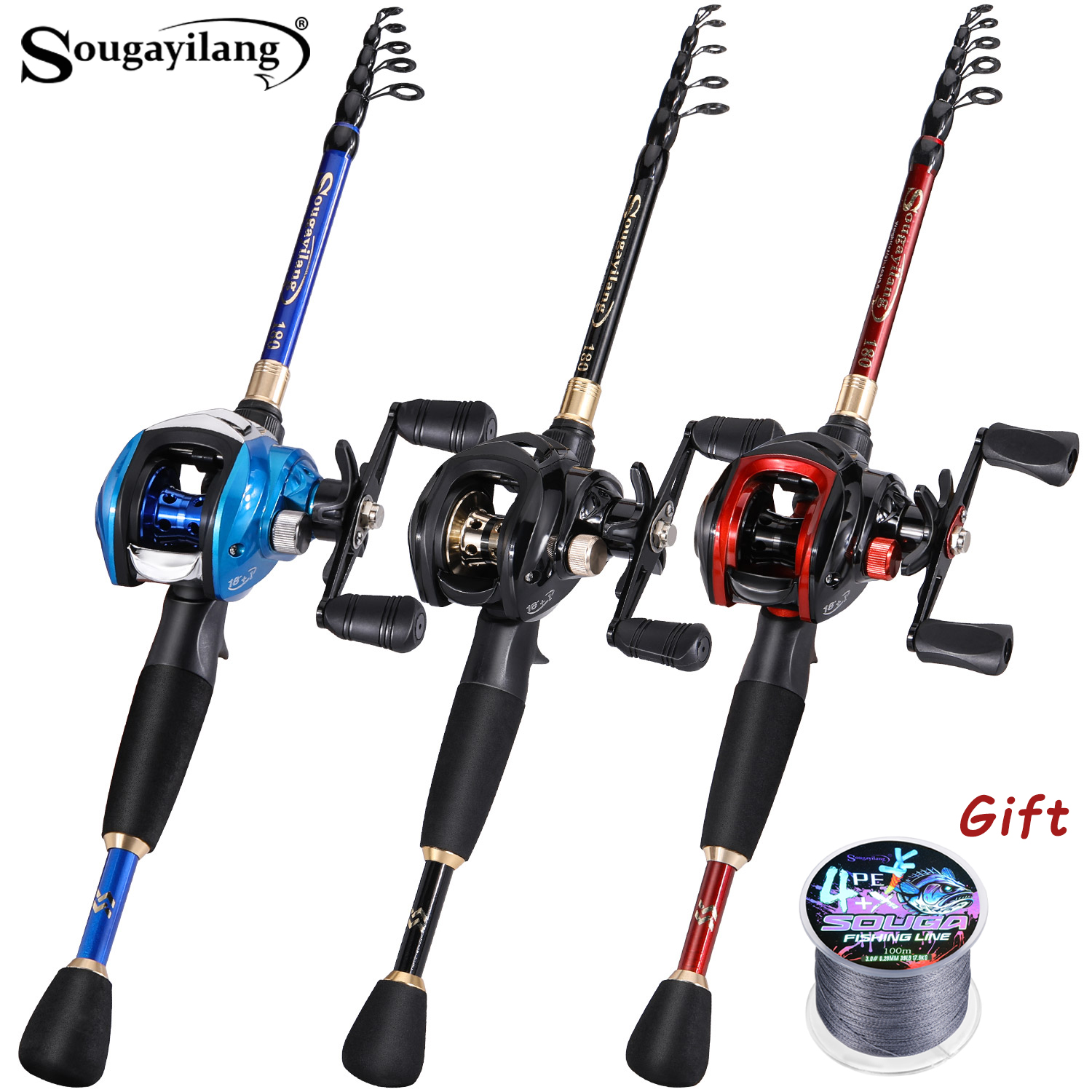 Sougayilang Fishing Set with C - Fishing Rod Carbon Fiber incelemesi ve fiyatı