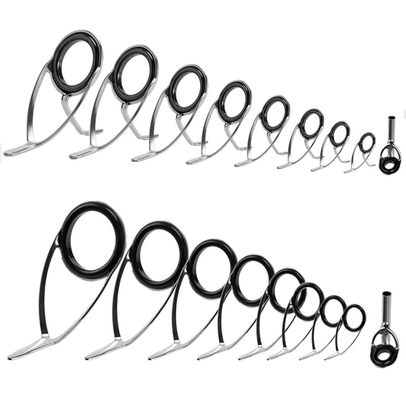 9Pcs Fishing Rod Guides Ring R - Fishing Rod Casting incelemesi ve fiyatı