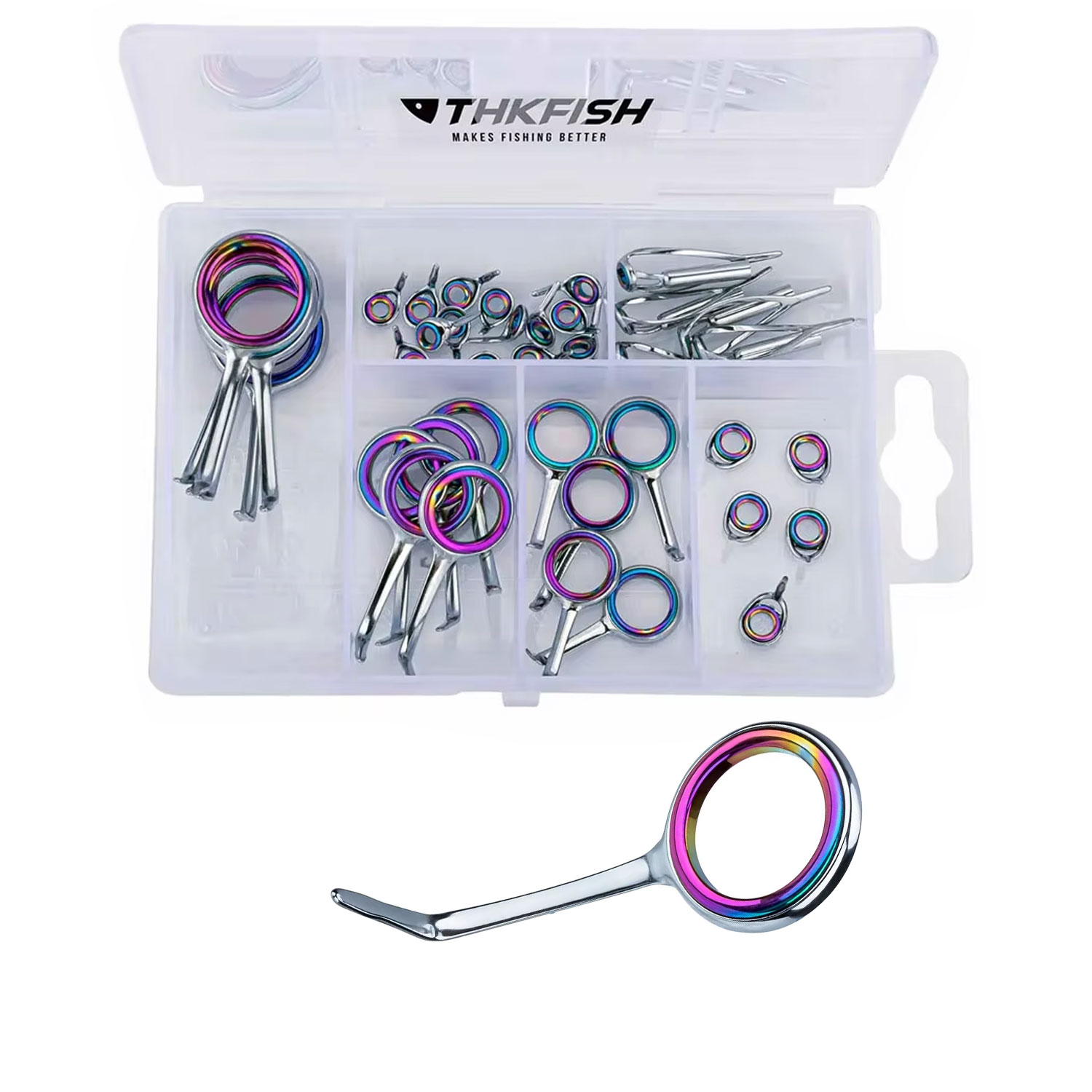 40pcs Colorful Fishing Rod Gui - Fishing Rod Repair Kit incelemesi ve fiyatı