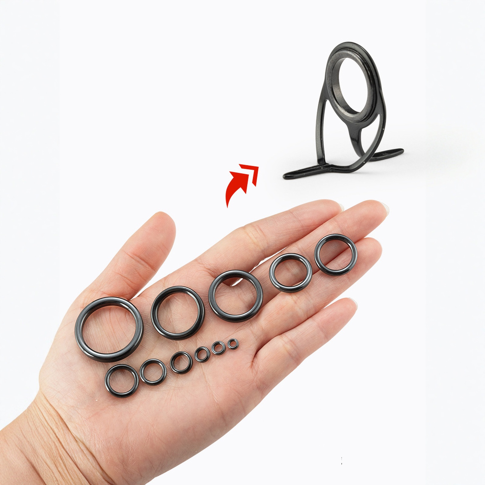 26PCS Fishing Rod Guide Ring K - Fishing Rod Guide Replacement incelemesi ve fiyatı